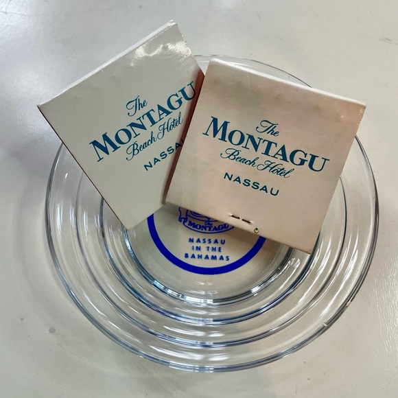 Vintage The Montagu Beach Hotel - Nassau Bahamas Ashtray and Matchbooks (2) Set - Picture 4 of 8